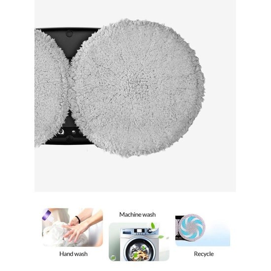 Mop absorbant pentru robot geam Hutt C6 2 piese